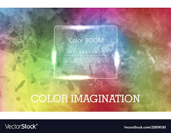 Colorful watercolor hand drawn paper texture torn vector image