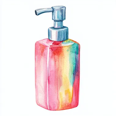 Colorful Watercolor Spa Soap Dispenser Clipart Colorful Watercolor Spa Soap Dispenser Clipart