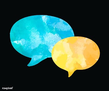 Colorful watercolor speech bubbles vector | Free stock vector - 473295