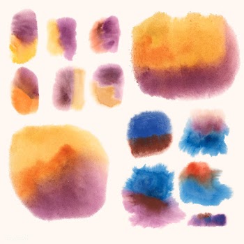 Colorful watercolor style banner vector set | Free stock vector - 530673