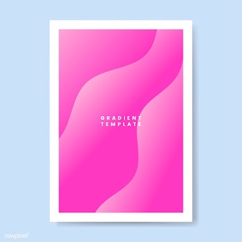 Colorful wave gradient template design | Free stock vector - 458305