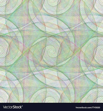 Colorful wire spiral pattern vector image