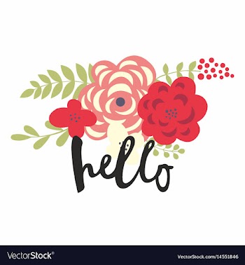  					Colorful with flowers vector image														