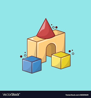 colorful wooden block toys