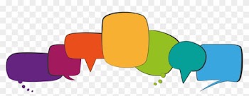 Colorful Word Balloons - Communication