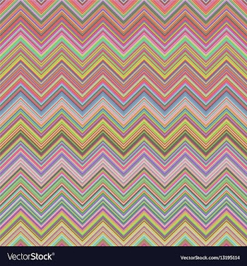 Colorful zigzag stripe pattern background design vector image