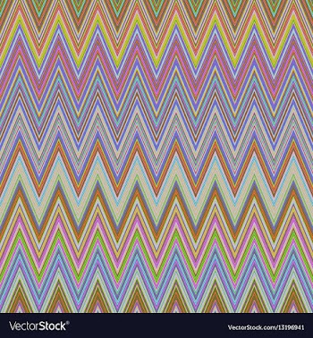 Colorful zigzag stripe pattern background design vector image