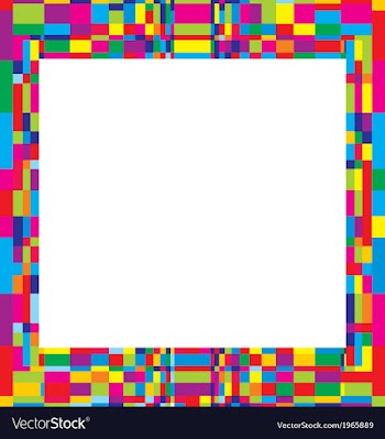  					Colorfull Frame Design vector image														