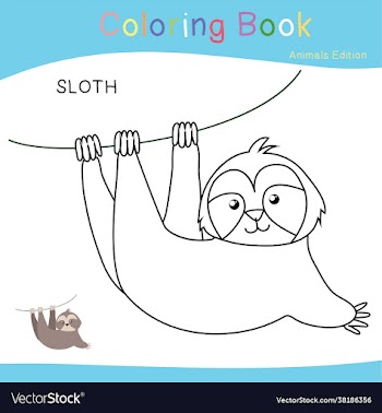 coloring animals worksheet page