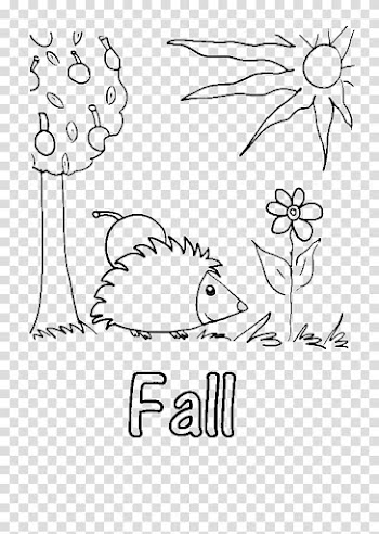 Coloring book Colouring Pages Autumn Season Child, pine branch coloring page transparent background PNG clipart