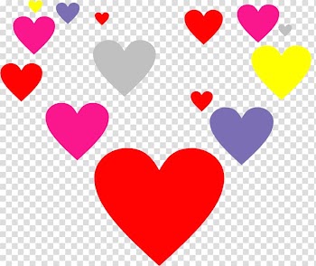 Coloring book Heart , floating transparent background PNG clipart