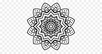 Coloring book Mandala Child Doodle Meditation - Flower mandala 