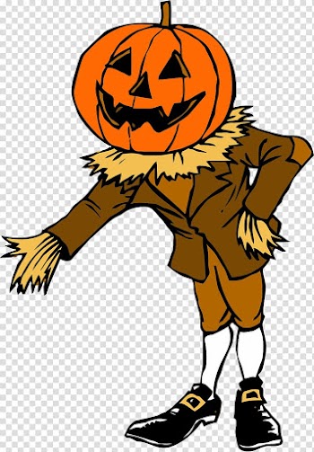 Coloring book Pumpkin Jack-o'-lantern Halloween Thanksgiving, Scary Man transparent background PNG clipart