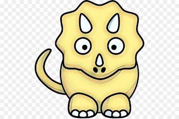 Coloring Book, Triceratops, Drawing, Yellow, Cartoon PNG