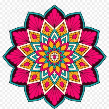 Coloring Mandalas of Flowers Exploring Color Hinduism Buddhism - red wine mandala 