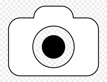 Coloring Pages For Kids Free Camera - Camera Vector Png White