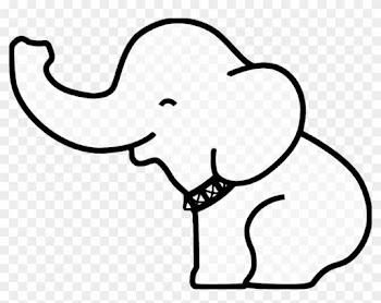Coloring Pages Glamorous Elephant Drawing Easy Coloring - Baby Elephant Easy Drawing