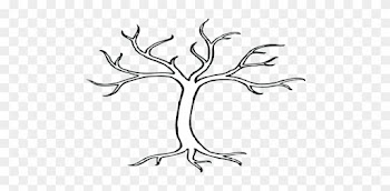 Coloring Trend Medium Size Tree Coloring Pages For - Bare Tree Clip Art