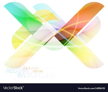 Colors abstract design vector image