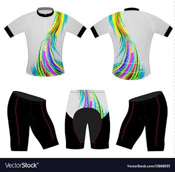 Colors lines on t-shirt vector image