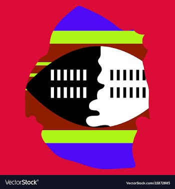 Colors of swaziland vector image