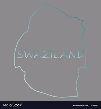 Colors of swaziland vector image