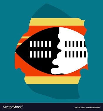 Colors of swaziland vector image