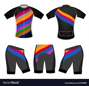 Colors on sports t-shirt vector image