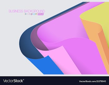 Colors paper concepts vector image