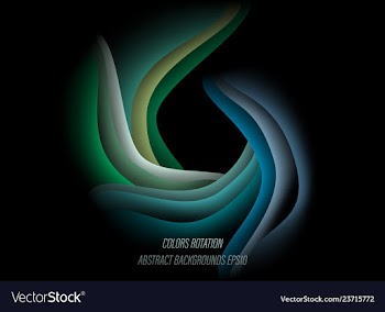Colors rotation vector image