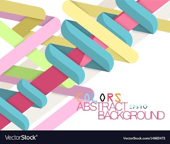 Colors shape abstract modern style vector image