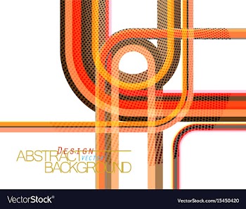 Colors shape curve scene vector image