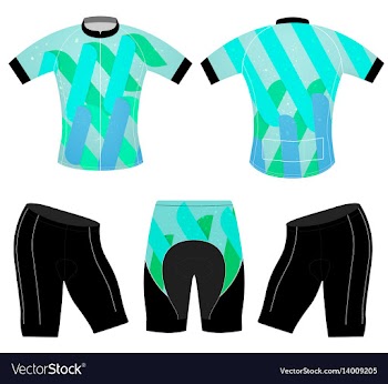 Colors shape on sports t-shirt vector image