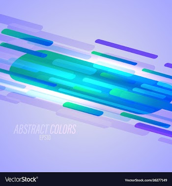 Colors shapes abstract on a purple vector image