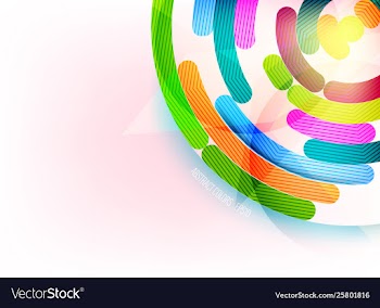 Colors swirl scene motion style vector image