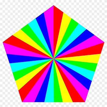 Colors Words Color Clipart - Pentagon Color