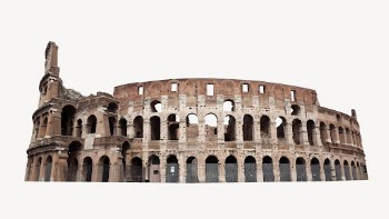 Colosseum clip art ancient Roman | Free PSD - rawpixel