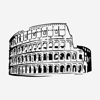 Colosseum drawing, famous architecture illustration. | Free Photo - rawpixel