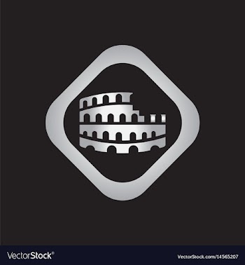 Colosseum in rome vector image