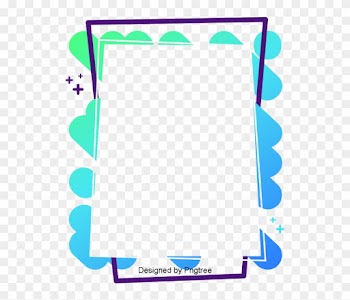 Coloured Color Geometric Line Frame, Colorful, Colorful, - Colored Line Frame Png