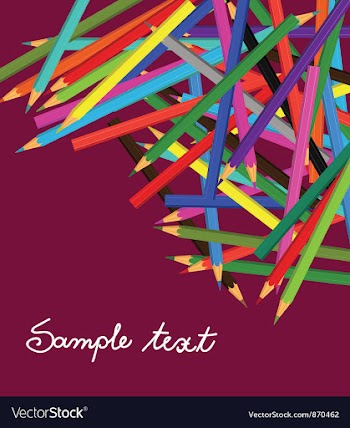 Coloured pencils vector image