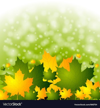  					Colourful autumn backdrop vector image														
