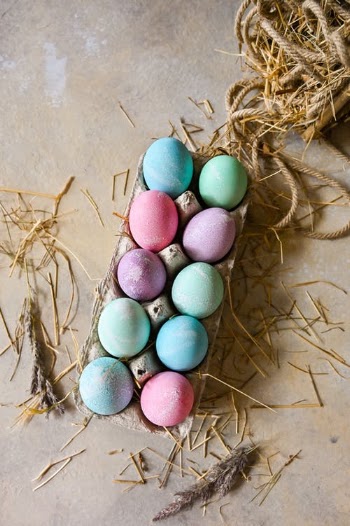 Colourful Easter Eggs in Pastel Colours · Free Stock Photo