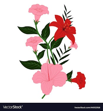 colourful floral design