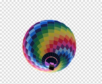Colours of Fall, multicolored hot air balloon transparent background PNG clipart