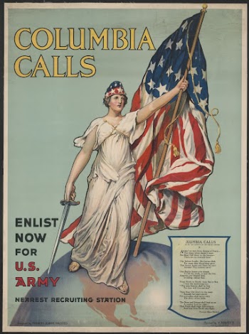 Columbia calls--Enlist now for U.S. | Free Photo - rawpixel