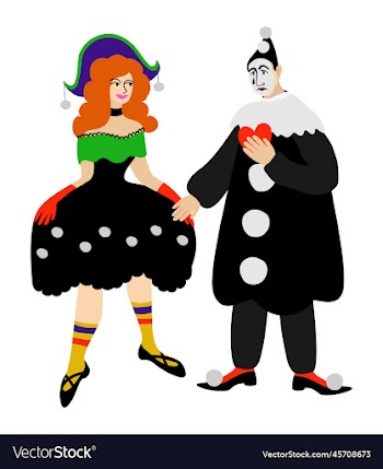 columbine and pierrot