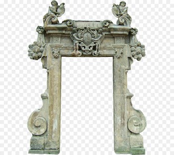 Column Architecture Portal Clip art - Retro door 