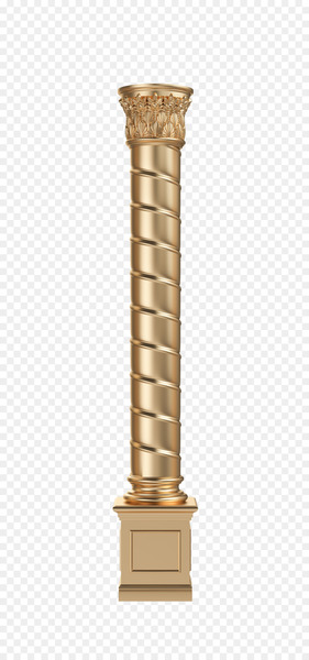 Column Gold - European gold decorative columns 