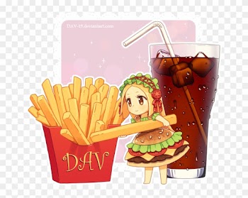 Com Dsav Food Fast Food Product - Chibi Girl Food